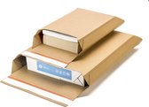 50x ColomPac® Kartonnen Enveloppen/ Verzendenvelop Formaat A4+ 23,5 x 34 x 3,5 cm Bruin