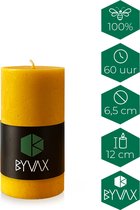 Bijenwas Kaars Rustiek KATLA | 12cm Hoog | 100% Zuivere bijenwas | Handgemaakt