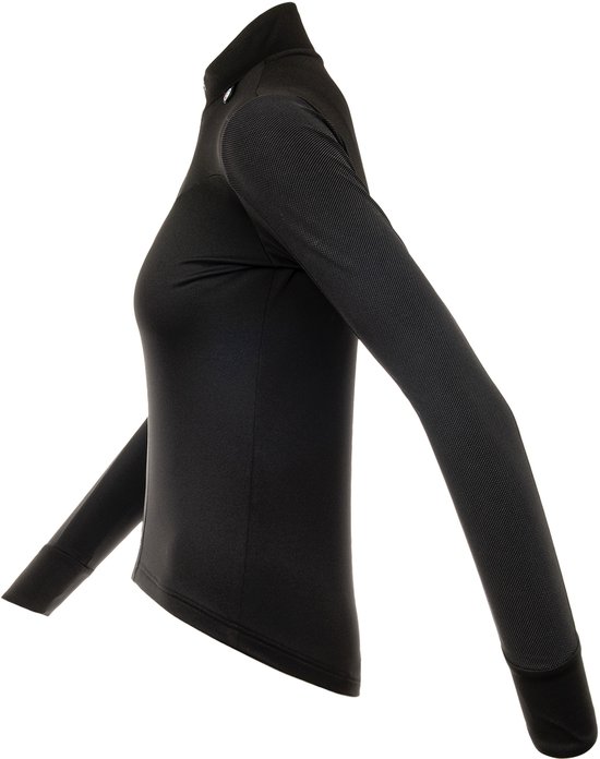 Bioracer Vesper Tempest Light - Fietsshirt Dames Lange Mouw - Zwart - Maat S