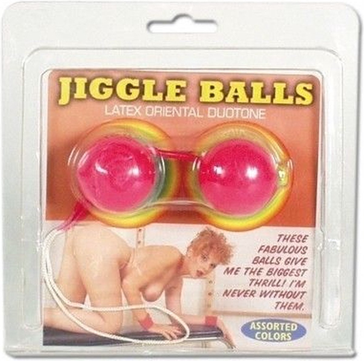 Goedkoopste 569095 | ORGASM BALLS-BALLES LATEX ROUGES