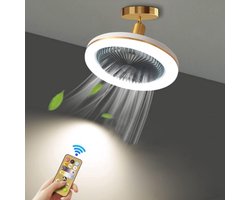 Plafondlamp Met Ventilator - Plafondlamp Met Ventilator LED - Plafondventilator - Ventilator Afstandsbediening - App - LED
