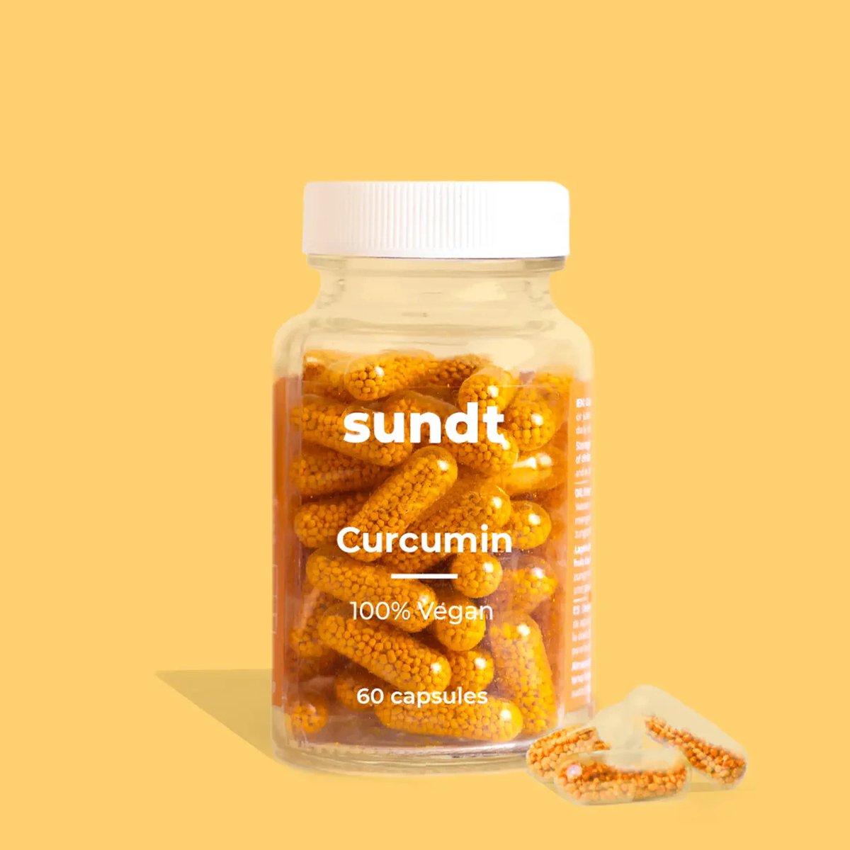 Goedkoopste SUNDT Nutrition - Kurkuma Capsules - 60 stuks - Liposomaal Kurkuma Extract - Antioxidant - Beschermt Cellen & Vermindert Ontstekingen - Vegan - Langzame Afgifte - Additievenvrij