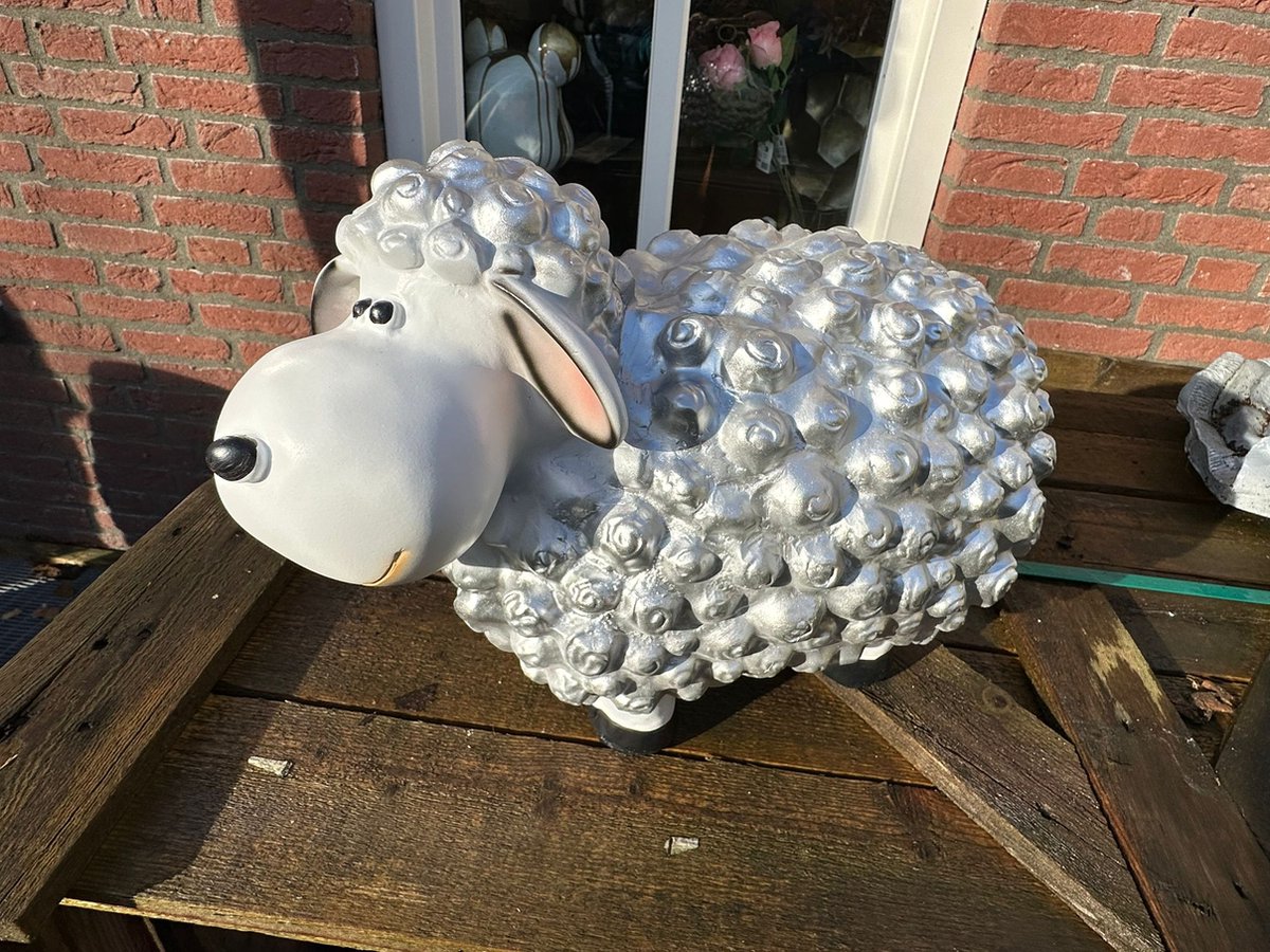 Goodyz- Boerderij dieren – Schaapjes – Leuke Lachende – Diverse afmetingen – Diverse kleuren - Zilver - M