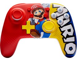 PowerA Nano Verbeterde Draadloze Controller voor Nintendo Switch - Mario Victory
