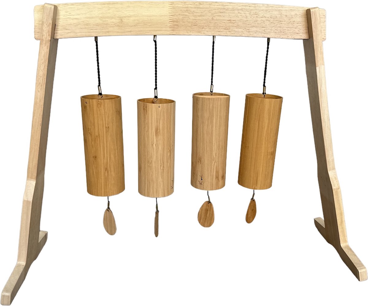 Inuk - Windgong - Standaard - Hang Je Koshi Of Zaphir Op Een Vaste Plek Alleen De Houder Geen Instrumenten Bijgevoegd
