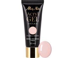 HEMA Acrylgel Molly Nails Vanilla Muffin 30ml /DiHema vrij gelnagels - gel - acrylgel - polygel - nagels - manicure - nagelverzorging - nagelstyliste - buildergel - builder - uv / led - opbouwnagels - 30ml - Caramdia