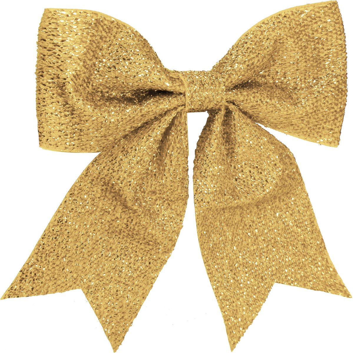 Springos Kersthanger | Kerstversiering | Kerstdecoratie Voor Binnen | Kerststrik | Goud | 30 cm | 1 Stuk