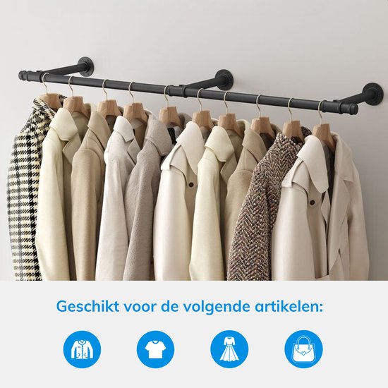 Hleane Kledingstangen, Huishoudelijke Producten Aan De Muur Bevestigd