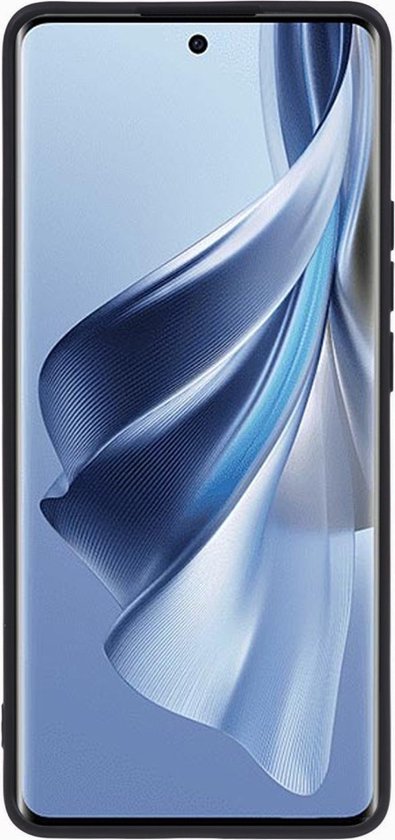 Coque OPPO Reno10 - Coque arrière en TPU couleur Coverup - Zwart