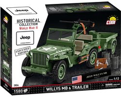 COBI® EXCLUSIF Willys MB & Trailer - Édition Exécutive - COBI-2804