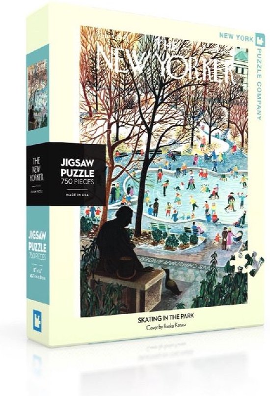 New York Puzzle Company Puzzel Skating in the Park - 750 stukjes | bol
