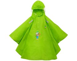 Willex poncho Kikker en Vriendjes groen 104/110