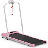 Bol.com Loopband - Inklapbaar loopband Elektrisch met armleuningen 1-8 km/u - met afstandsbediening en LCD-display - Walkingpad ... aanbieding