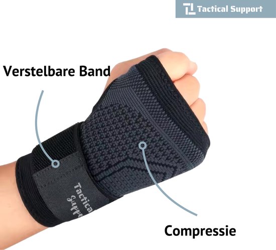 Sportpolsbeschermer, Verstelbare Schokabsorberende Polssteunbrace voor Skiën, Snowboarden, Skateboarden en Rolschaatsen