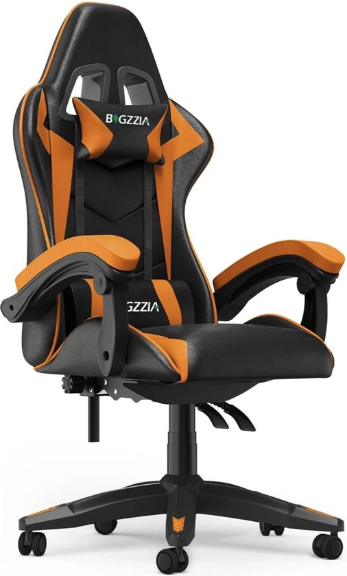 Gaming Ergonomische Bureau Stoel Zwart Oranje Verstelbaar - Gaming - €174,95