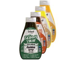 Skinny Food Co | Zero Calorie Syrup | Mixpakket I | 4 x 425ml
