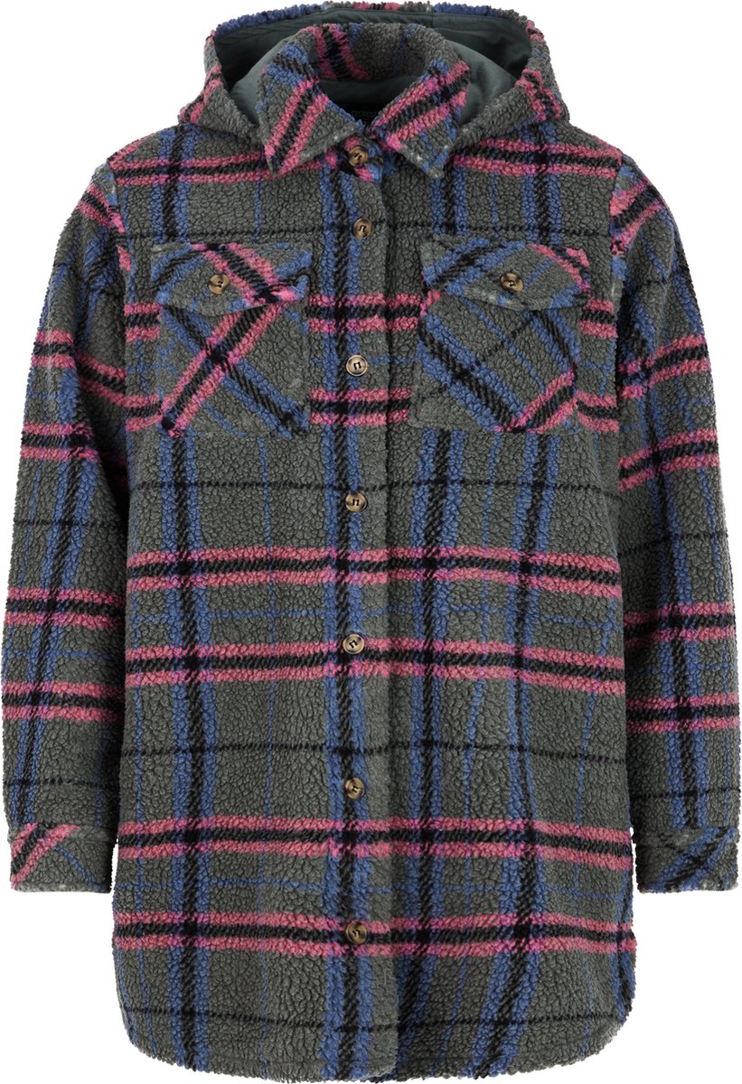 Protest Prtenter – Shacket Dames – Teddy – Overshirt – Tussenjas Evergreen