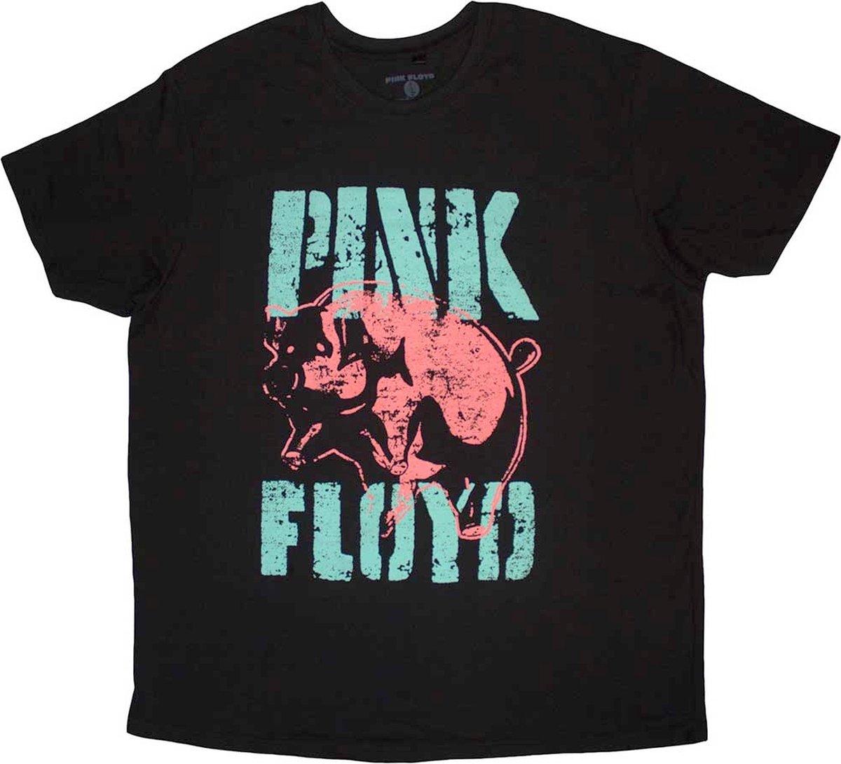 Pink Floyd - Big Pig Heren T-shirt - XL - Zwart