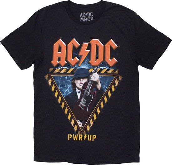 AC/DC - Angus Triangle PWR-UP EU Tour '24 Heren T-shirt - S - Zwart | bol