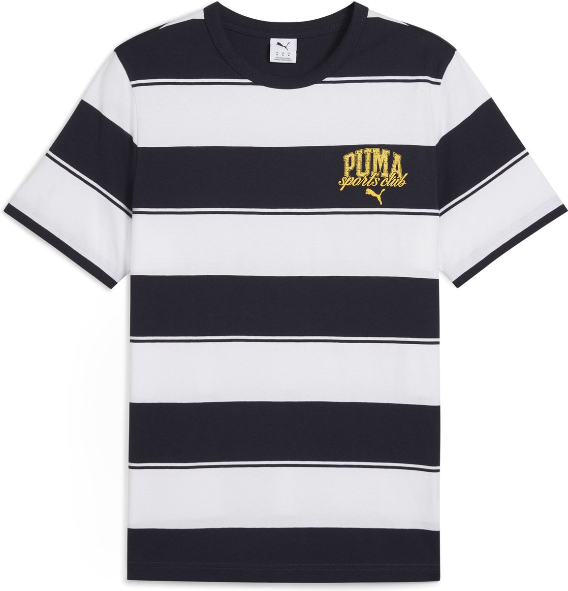 PUMA PUMA CLASS Striped Tee Heren tshirt new Blauw