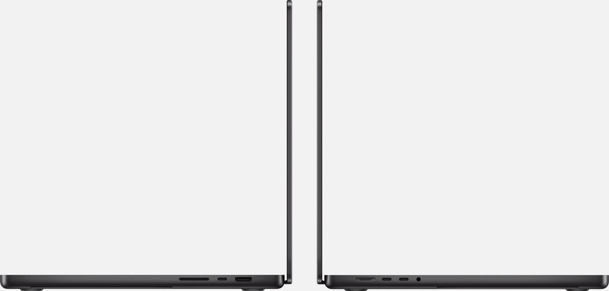 Apple MacBook Pro 2024 16,2'' - M4 Pro, 14 Core CPU, 20 Core GPU, 24GB RAM, 512GB SSD, Qwerty, Space Zwart thumbnail 5