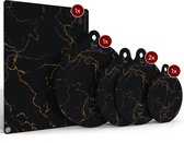 Inductie Maatje® - De Originele Inductie Beschermer - Antislip - Bescherming tot 300°C - Geschikt voor booster functie - 5 stuks