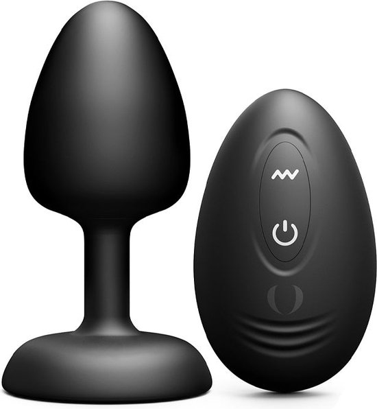Dorcel - Plug anal vibrant Geisha Infinite avec boule mobile en métal -  Zwart - Avec
