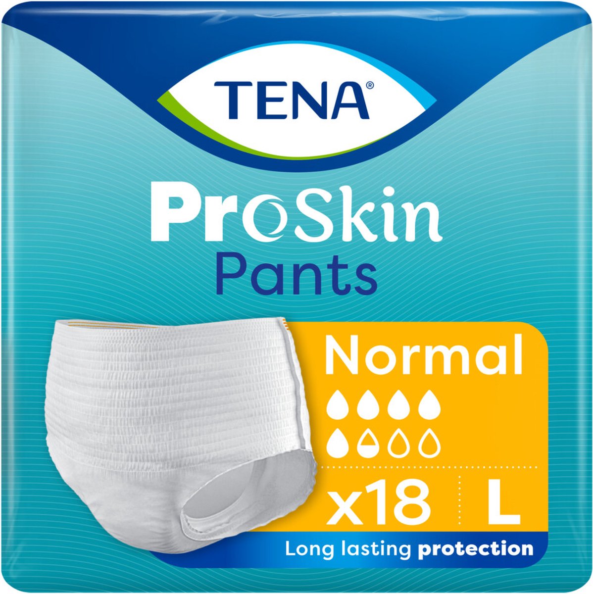TENA - Proskin Pants Normal L - 4 x 18 stuks - Voordeelverpakking