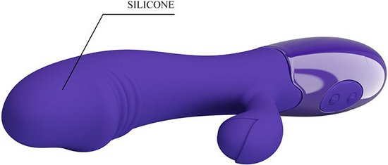 Pretty Love Rabbit Vibrator - G-spot en clitorale stimulatie - Paars | bol