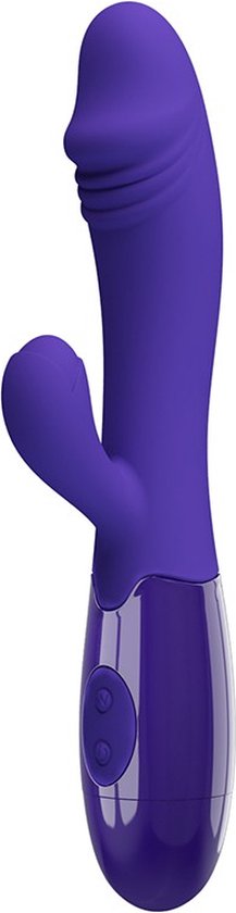 Pretty Love Rabbit Vibrator - G-spot en clitorale stimulatie - Paars | bol