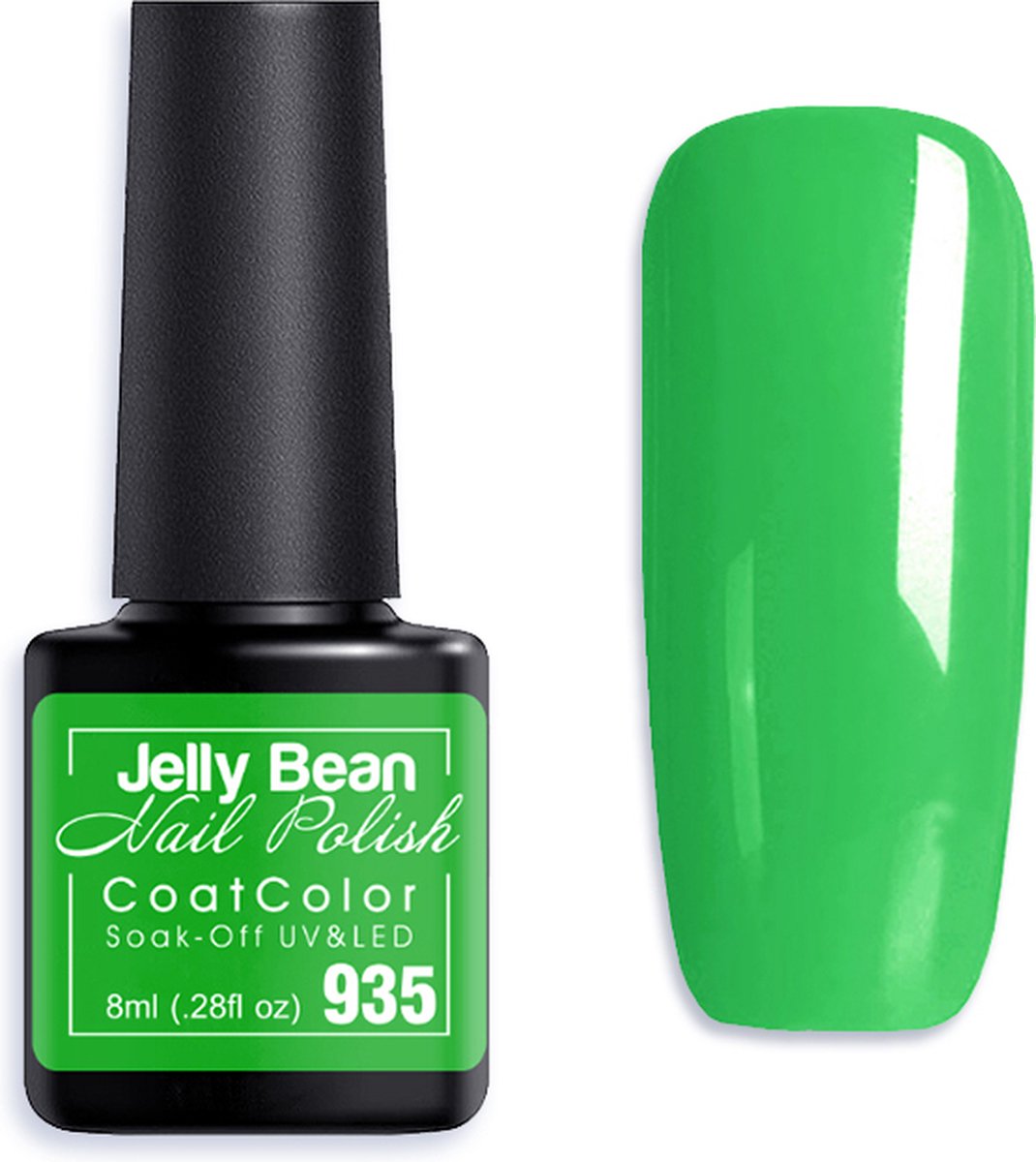 Goedkoopste Jelly Bean Nail Polish Gel Nagellak New - Gellak - Grasshopper - UV Nagellak 8ml