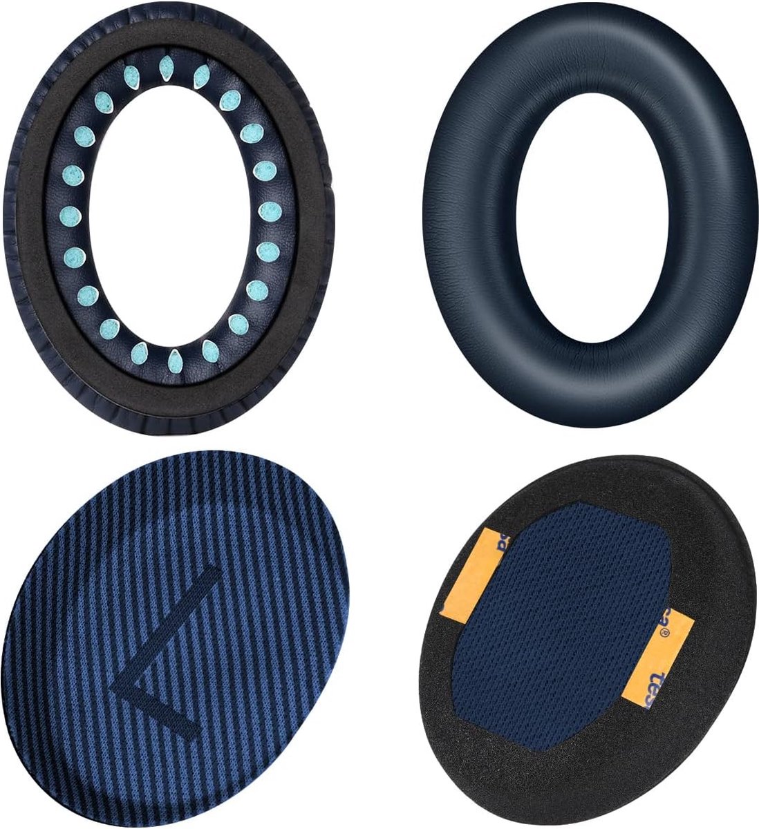 Set Oorkussens geschikt voor Bose Koptelefoon – Bose Quietcomfort 35 ii Oorkussen – QC2/QC15/QC25/QC35/Soundtrue/Soundlink Around-Ear ii – AE2Blauw – foto 4