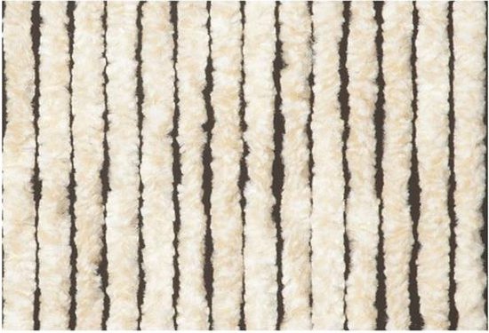 Luxe Kattenstaart Vliegengordijn - 90 x 220cm - Wit/Beige Mix van Luxe. — afbeelding 3