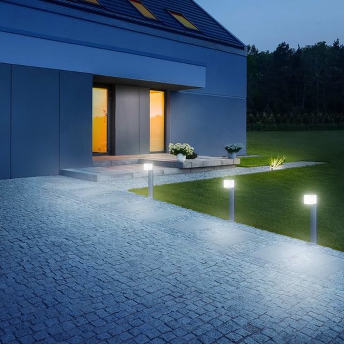 Steinel Sensor Buitenlamp GL 80 LED IHF Cubo Antraciet