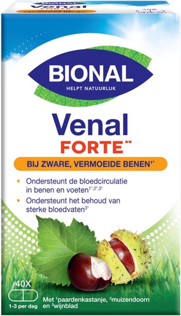 Bional Venal Forte - 2 x 40 capsules - Voordeelverpakking