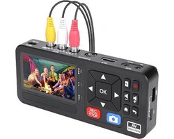 DD® Vhs Videorecorder - Videorecorder - Videobanden Digitaliseren - 19x15x9cm - Zwart