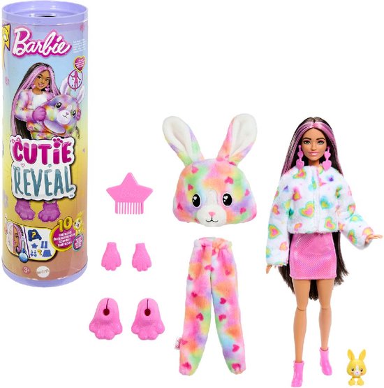 Barbie Cutie Reveal Color Dream - Barbiepop - Konijn