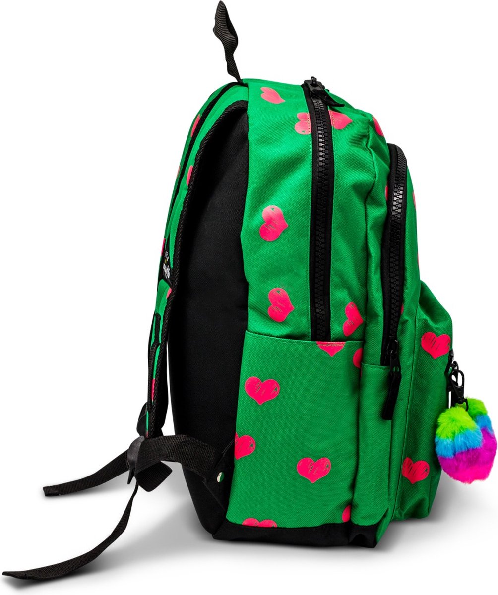 LITTLE LEGENDS BACKPACK L HEART Kinder Rugzak / Schooltas kinderen Meisje rugtas school met print - Green - One Size - (6096212827874) – foto 4