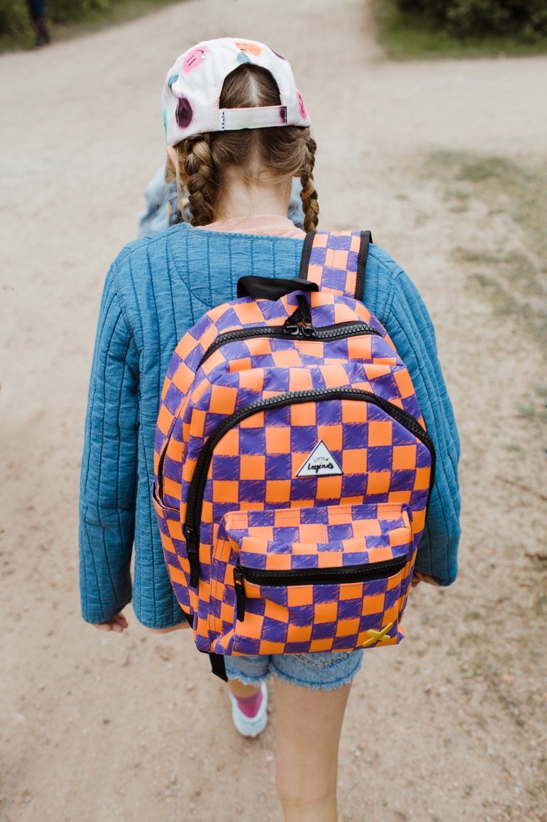 LITTLE LEGENDS BACKPACK L MULTI CHECKERBOARD – foto 4