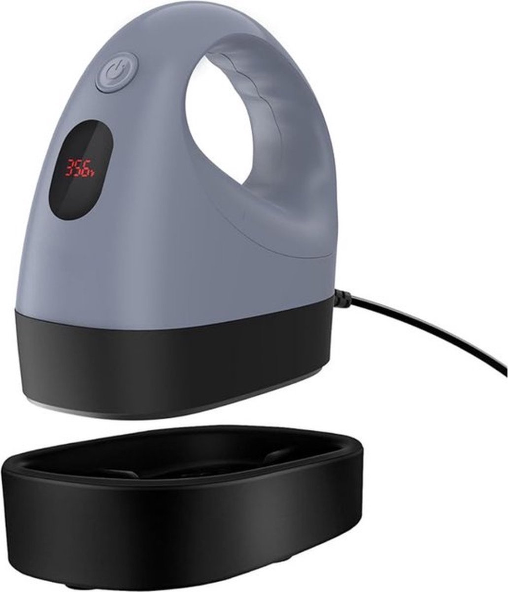 Transferpers - Grijs - Mini-hittepers - Hittepers - Pers - Plottermachine - Kleine hittepers met 3 warmtestanden - Draagbare mini-hittepers - Temperatuurweergave voor T-shirts - Met e-boek - Schoenen - Hoeden