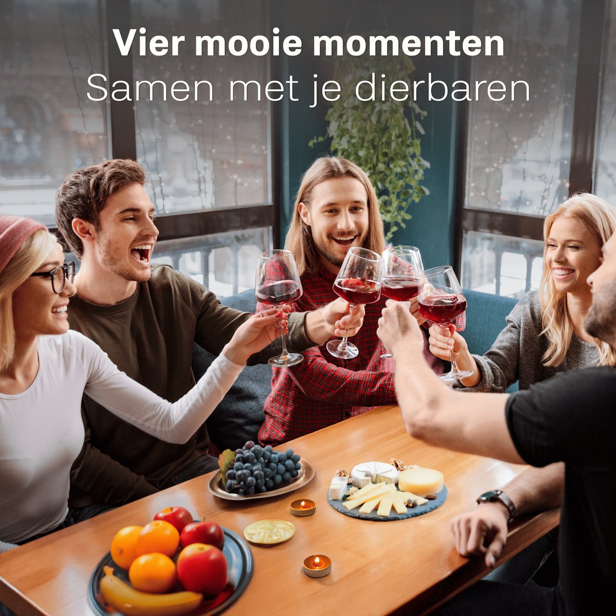BarDeluxe® Wijnglazen Rode Wijn - Luxe Cadeau - Kristallen Wijnglas 640ml - Rode Wijnglazen Kristal - Handgemaakt - Perfect voor Bar of Diner — cadeau in Kookcadeaus - foto 2