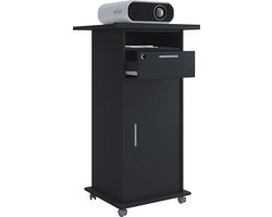 VCM Tafel meubel trolley onderstel beamer projector wielen oprolbaar Neta deur Tafel meubel trolley onderstel beamer projector wielen oprolbaar Neta deur