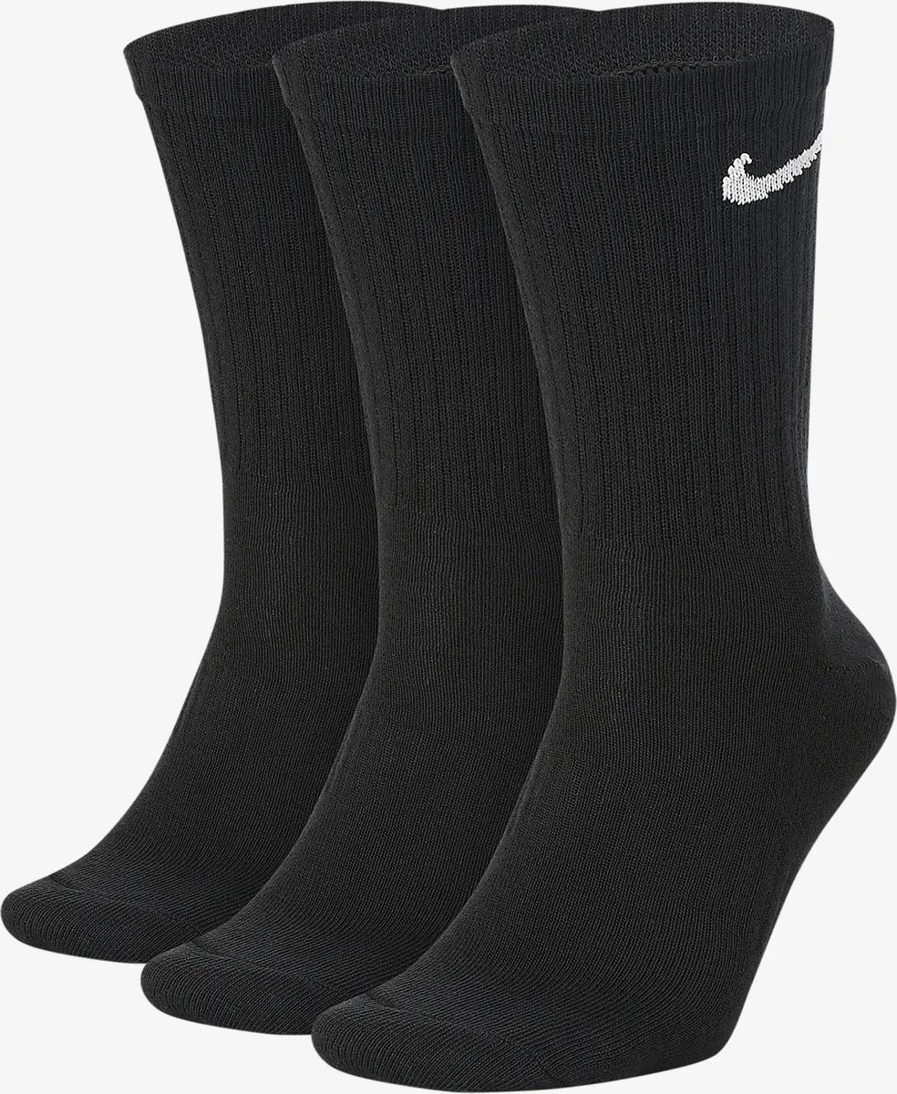 Nike 3 Pair Crew Sock - Sportsokken - algemeen - Maat 34-38 - Unisex - zwart — cadeau in Cadeau-ideeën - foto 6
