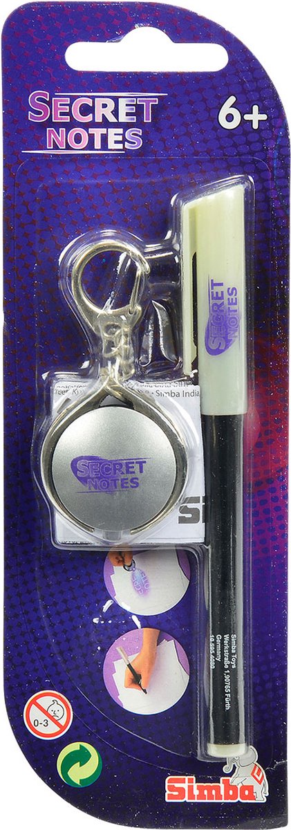 Simba Secret notes pen + uv-lamp