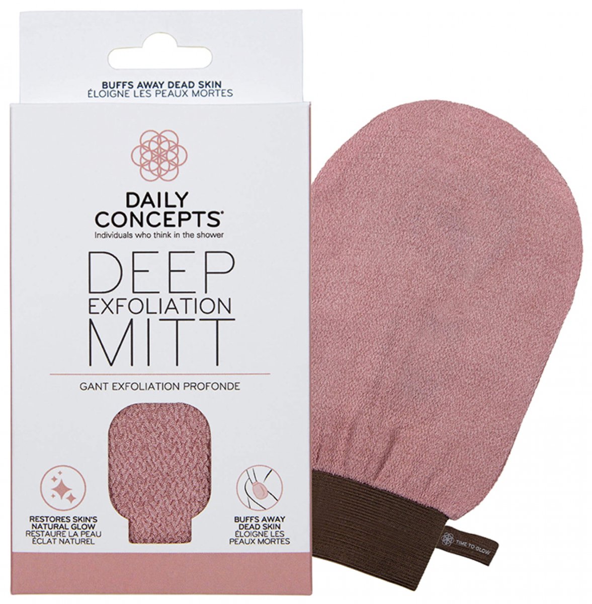 Daily Concepts | SCRUBHANDSCHOEN | Wellness |Handschoen | lichaam Scrub | spa | relax | Diepe Reiniging