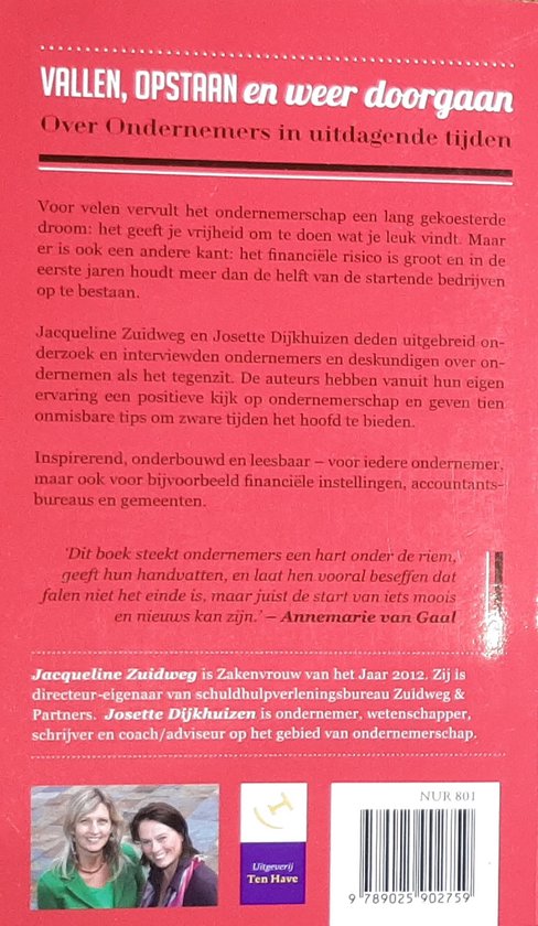 Vallen, opstaan en weer doorgaan