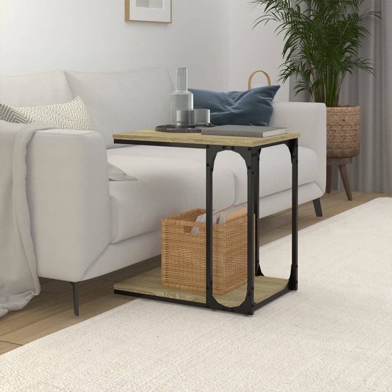 vidaXL - Salontafel - Bruin - Teakhout | Leen Bakker