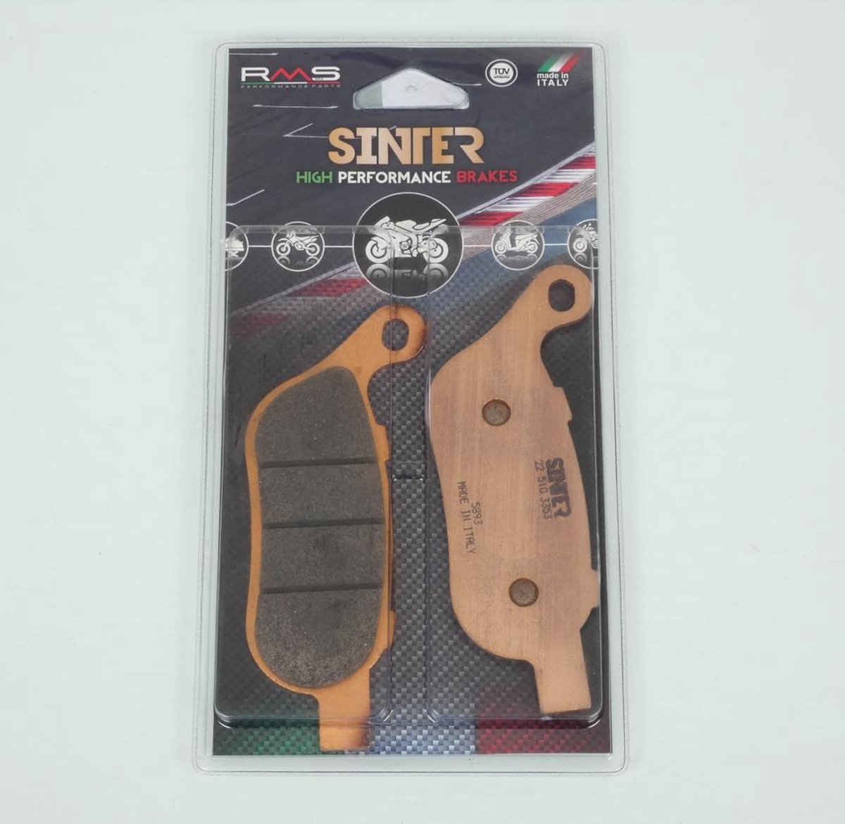 Plaquette de frein Sinter pour Moto Harley Davidson 1690 Fxdc 2014 GVM / AR Neuf