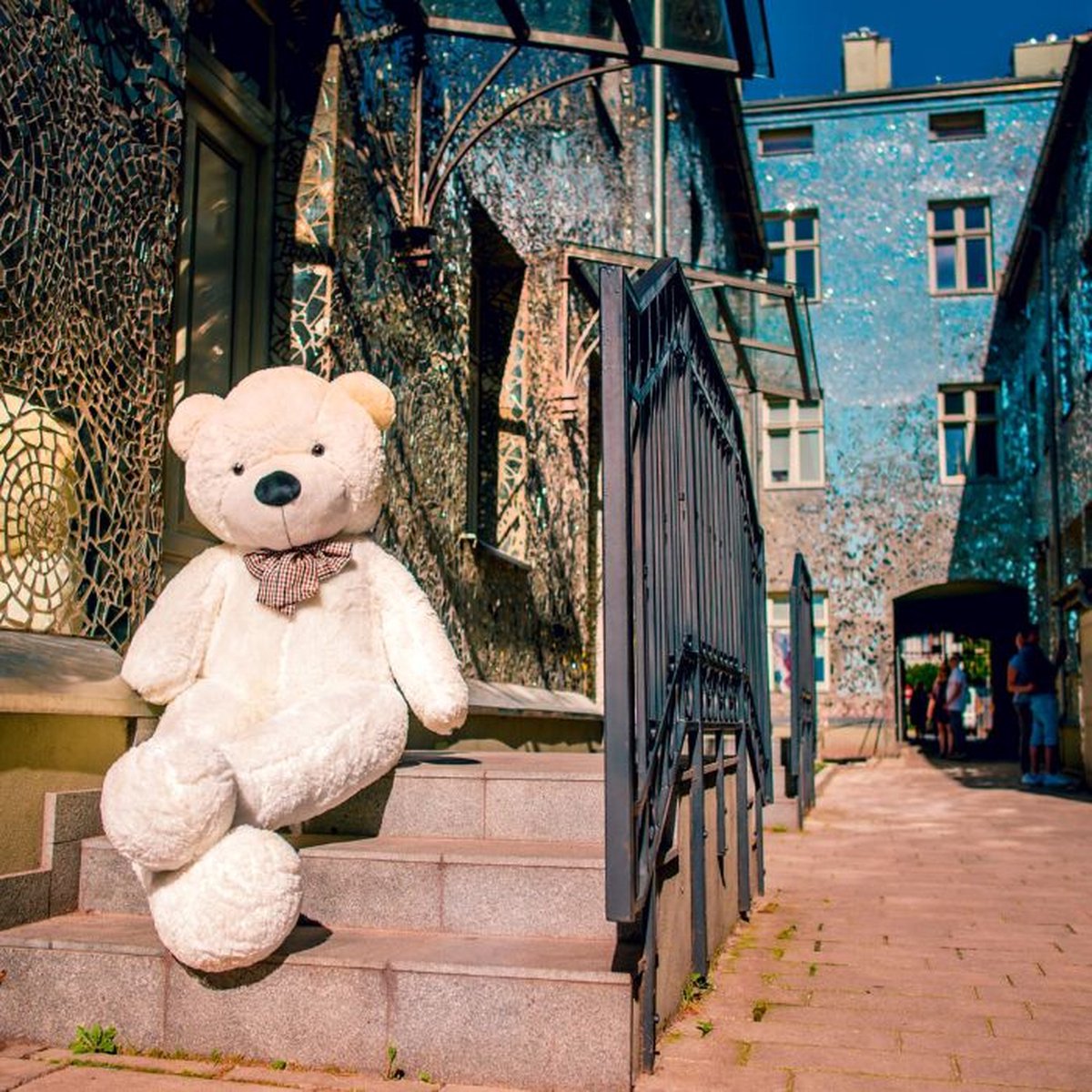 Knuffelbeer - Teddybeer - XXL 160 cm - Knuffel - Knuffel beer - Teddy beer - Teddybeer XXL - Super groot - Valentijn - Cadeautje voor haar - Grote Knuffelbeer - Mega Teddy Roze - Gomoor — afbeelding 3