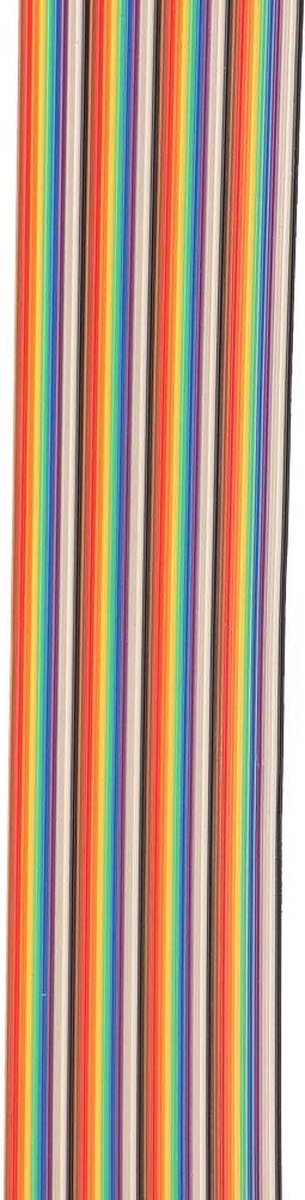 40P regenboog lint kabel draad kleurrijke - 127 mm pitch - platte breedte 508 cm - 5 meter .